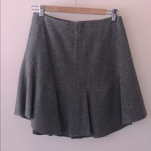 Madewell wool skirt